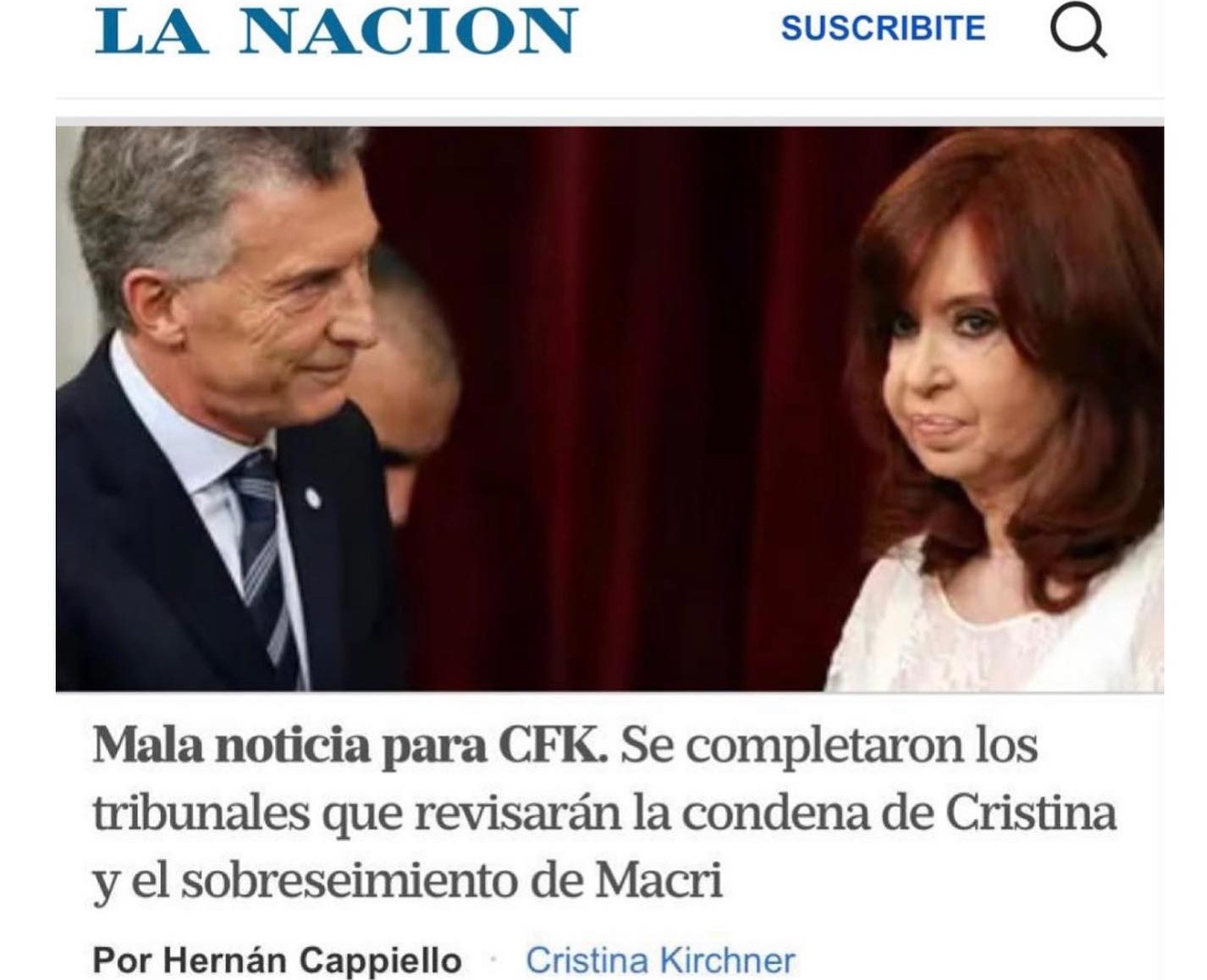 Cristina le pegó duro al dueño del diario La Nación: “¿Por qué Julio Saguier? ¿Ya sabes cómo va a votar Barroetaveña?”