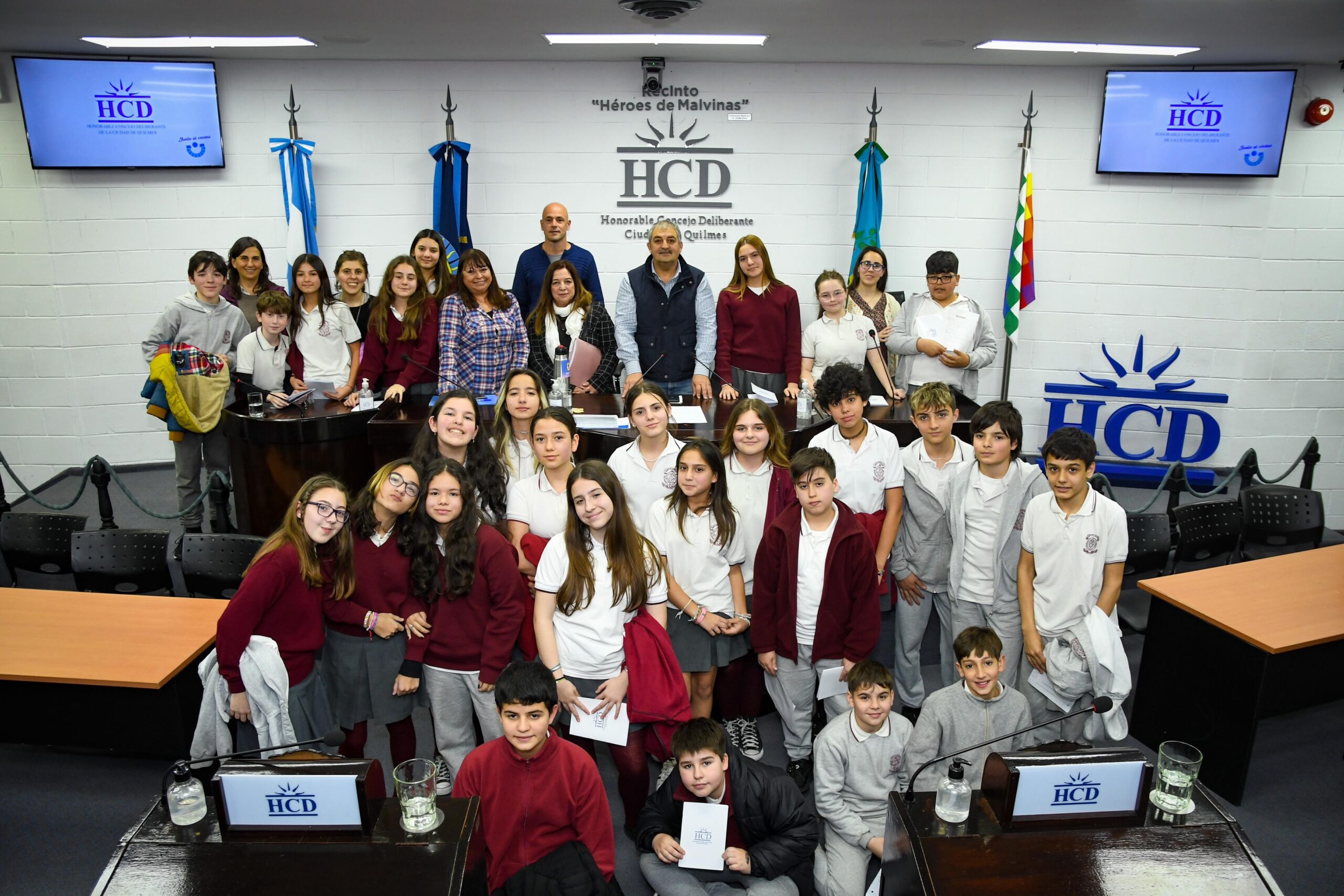 Estudiantes del Colegio San José al HCD