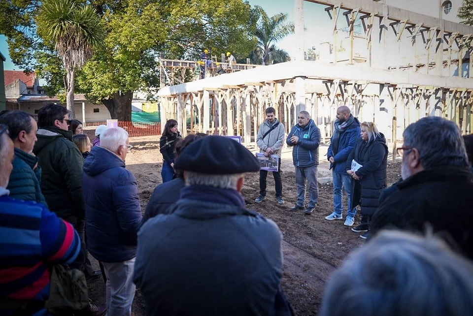 Avances en la construcción del nuevo Centro de Gestión y Participación Ciudadana de Bernal