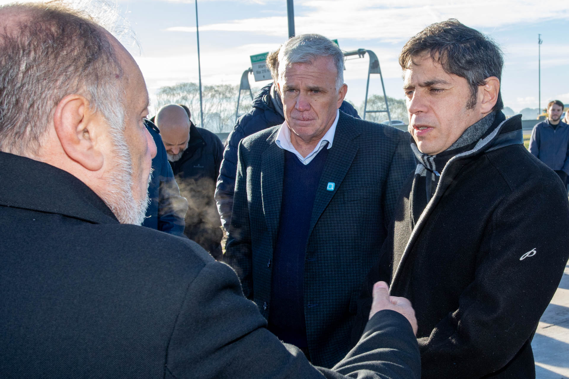 Kicillof y Balor recorrieron la nueva Colectora Sur de la Autopista Buenos Aires – La Plata