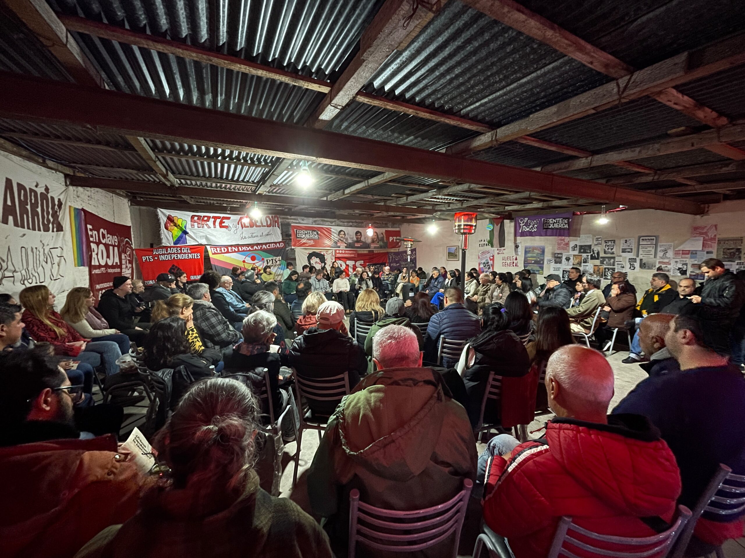 Con Cristian Castillo se lanzó en Quilmes el Comité de ayuda a Myriam Bregman