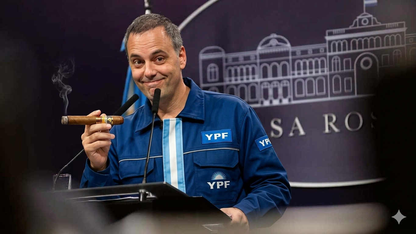 Renunció Adorni a la jefatura de gabinete y le queda el directorio de YPF con un sueldo de 90 millones por mes