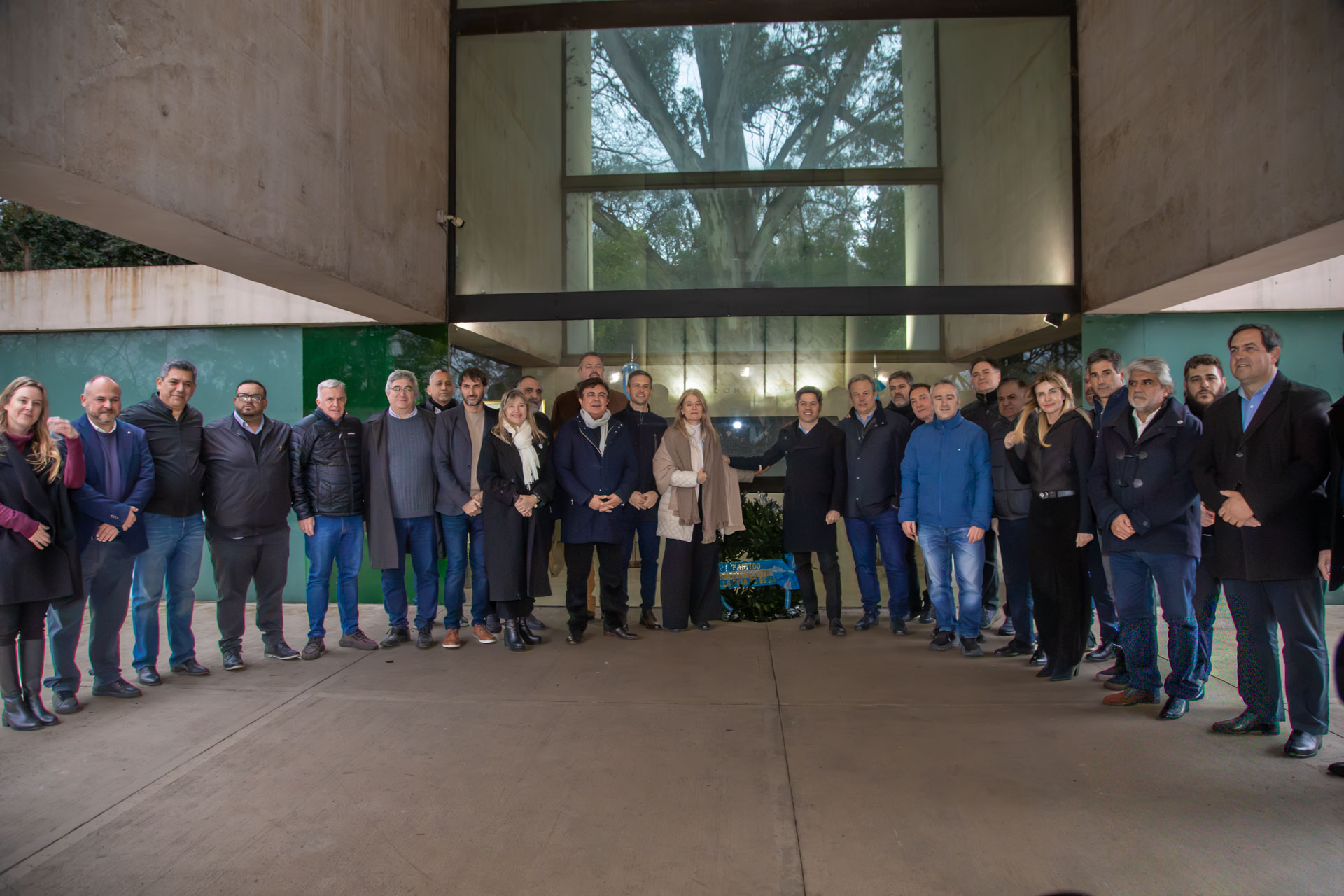 Carlos Balor participó del homenaje a Juan Domingo Perón en la Quinta de San Vicente