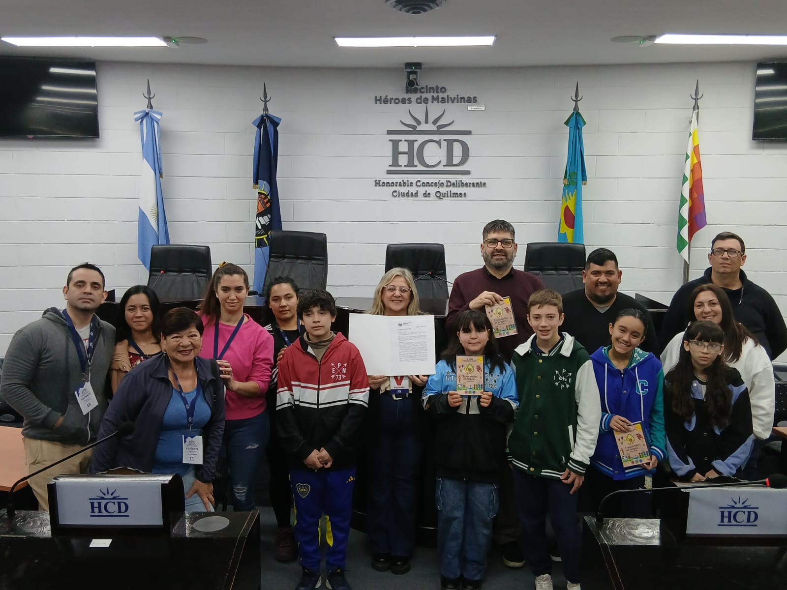 El HCD quilmeño declaró de Interés Cultural un libro escrito por alumnos de escuelas primarias del distrito