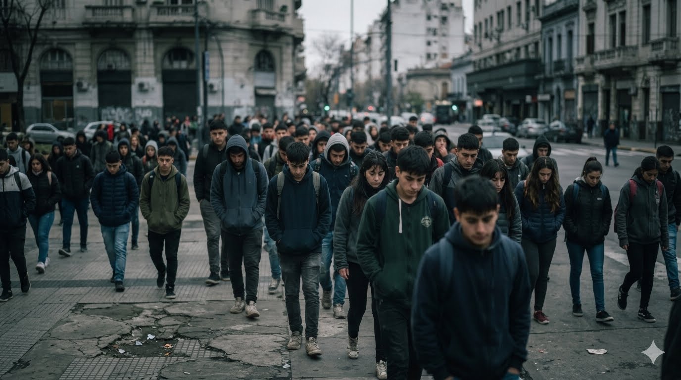 Radiografía de una crisis: El 48,9% de los jóvenes argentinos vive en la vulnerabilidad y crece la desconexión social