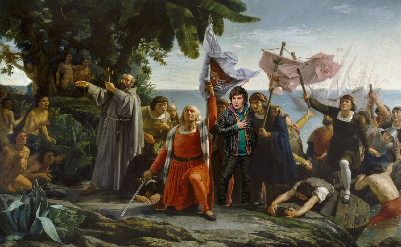 Milei y sus libertarios viajaron al pasado y trajeron el “Día de la Raza”